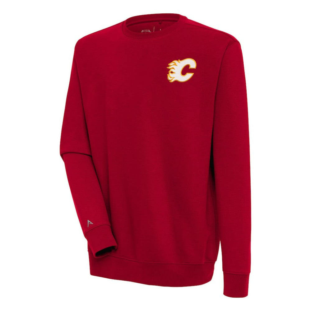 Calgary Flames Antigua Victory Pullover Sweatshirt - Red - NHL
