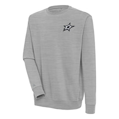 Dallas Stars Antigua Victory Pullover Sweatshirt - Heather Gray - NHL
