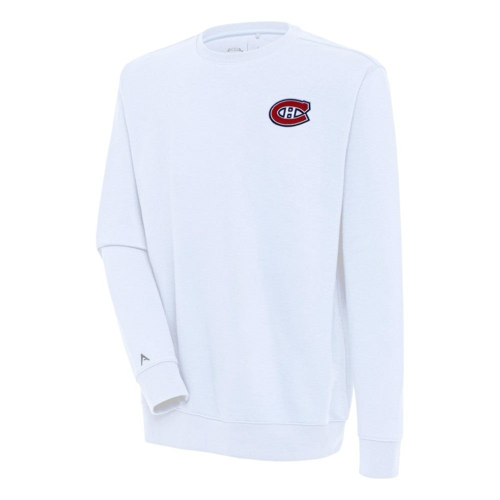 Montreal Canadiens Antigua Victory Pullover Sweatshirt - White - NHL
