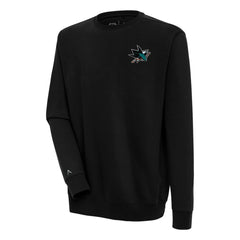 San Jose Sharks Antigua Victory Pullover Sweatshirt - Black - NHL