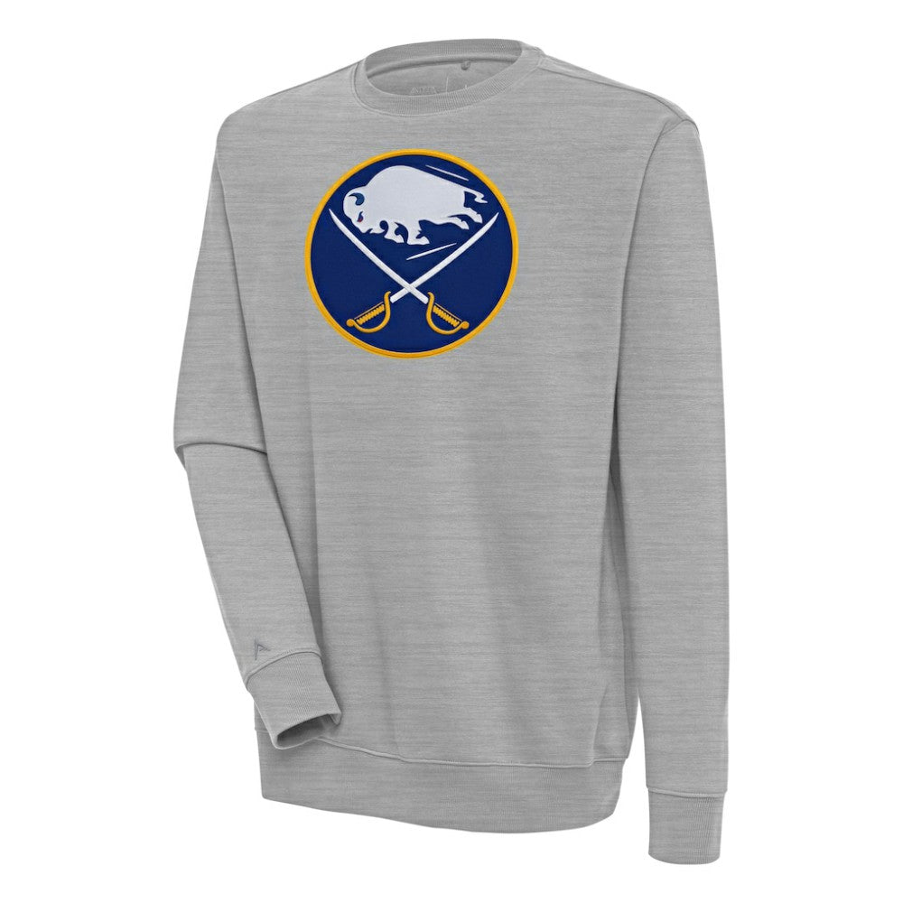 Buffalo Sabres Antigua Victory Pullover Sweatshirt - Heather Gray - NHL