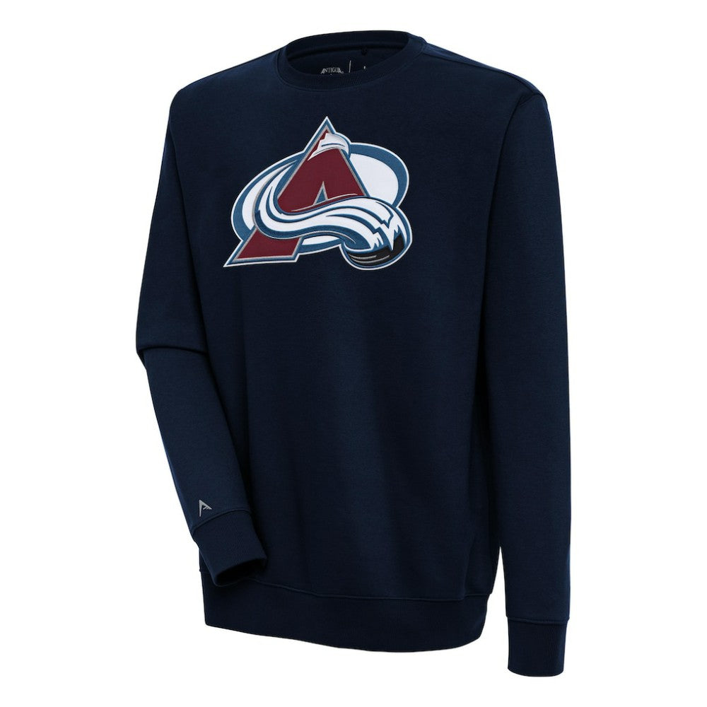 Colorado Avalanche Antigua Victory Pullover Sweatshirt - Navy - NHL