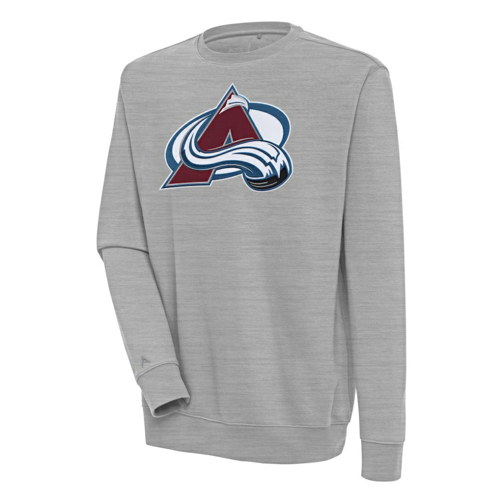 Colorado Avalanche Antigua Victory Pullover Sweatshirt - Heather Gray - NHL