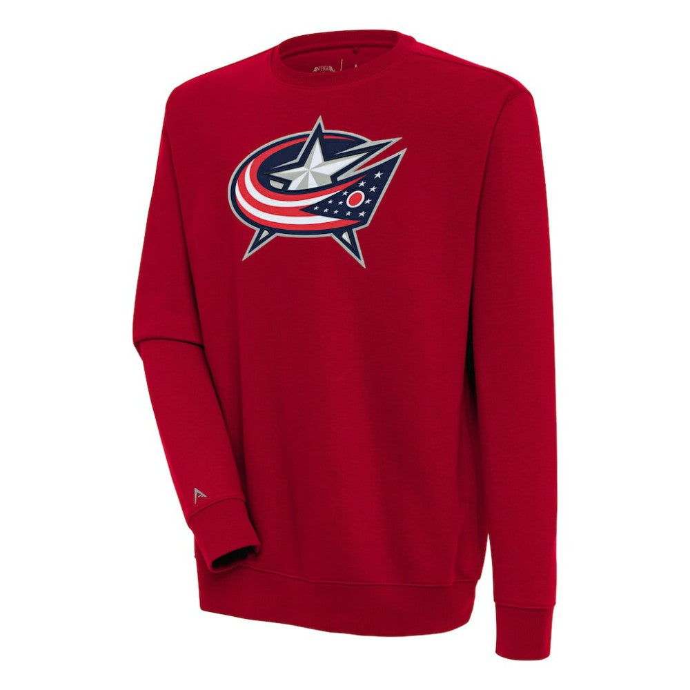 Columbus Blue Jackets Antigua Victory Pullover Sweatshirt - Red - NHL