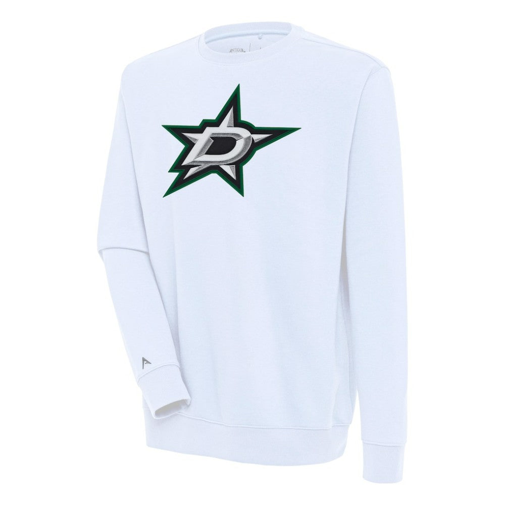 Dallas Stars Antigua Victory Pullover Sweatshirt - White - NHL