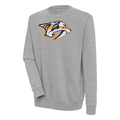 Nashville Predators Antigua Victory Pullover Sweatshirt - Heather Gray - NHL