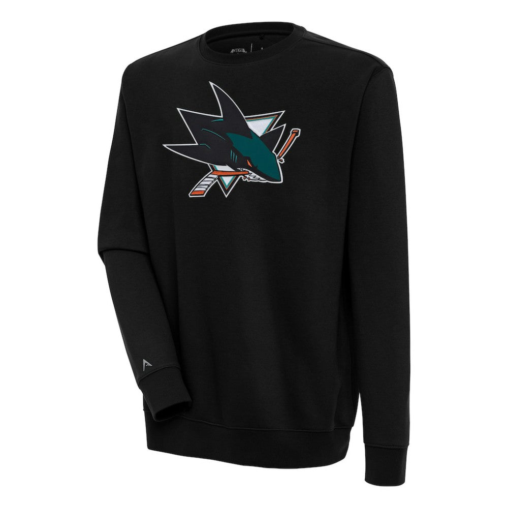 San Jose Sharks Antigua Victory Pullover Sweatshirt - Black - NHL