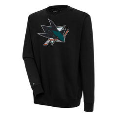 San Jose Sharks Antigua Victory Pullover Sweatshirt - Black - NHL