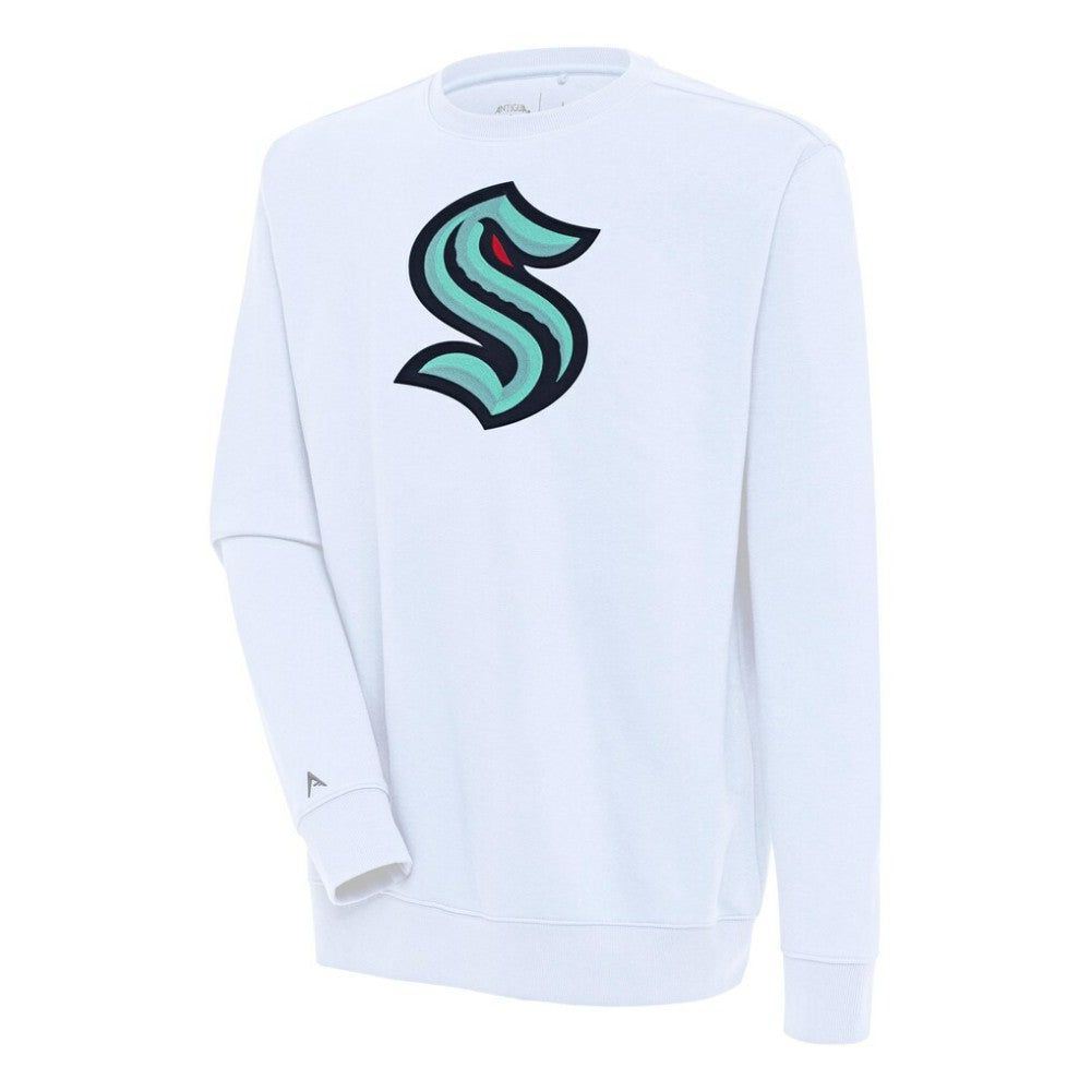Seattle Kraken Antigua Victory Pullover Sweatshirt - White - NHL