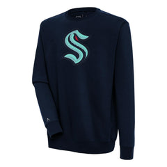 Seattle Kraken Antigua Victory Pullover Sweatshirt - Deep Sea Blue - NHL