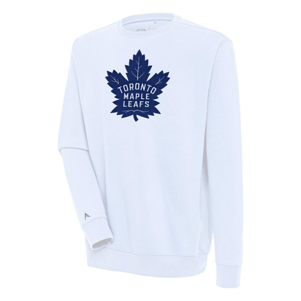 Toronto Maple Leafs Antigua Victory Pullover Sweatshirt - White - NHL