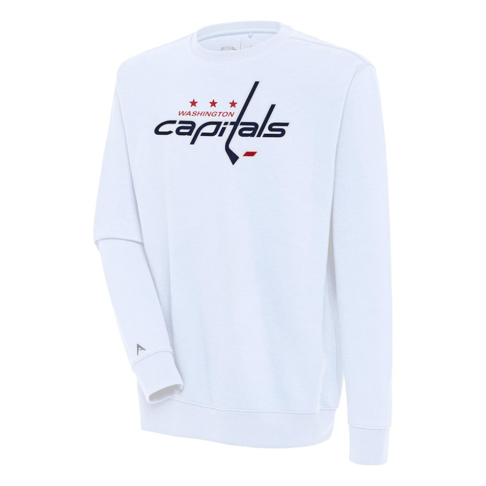 Washington Capitals Antigua Victory Pullover Sweatshirt - White - NHL