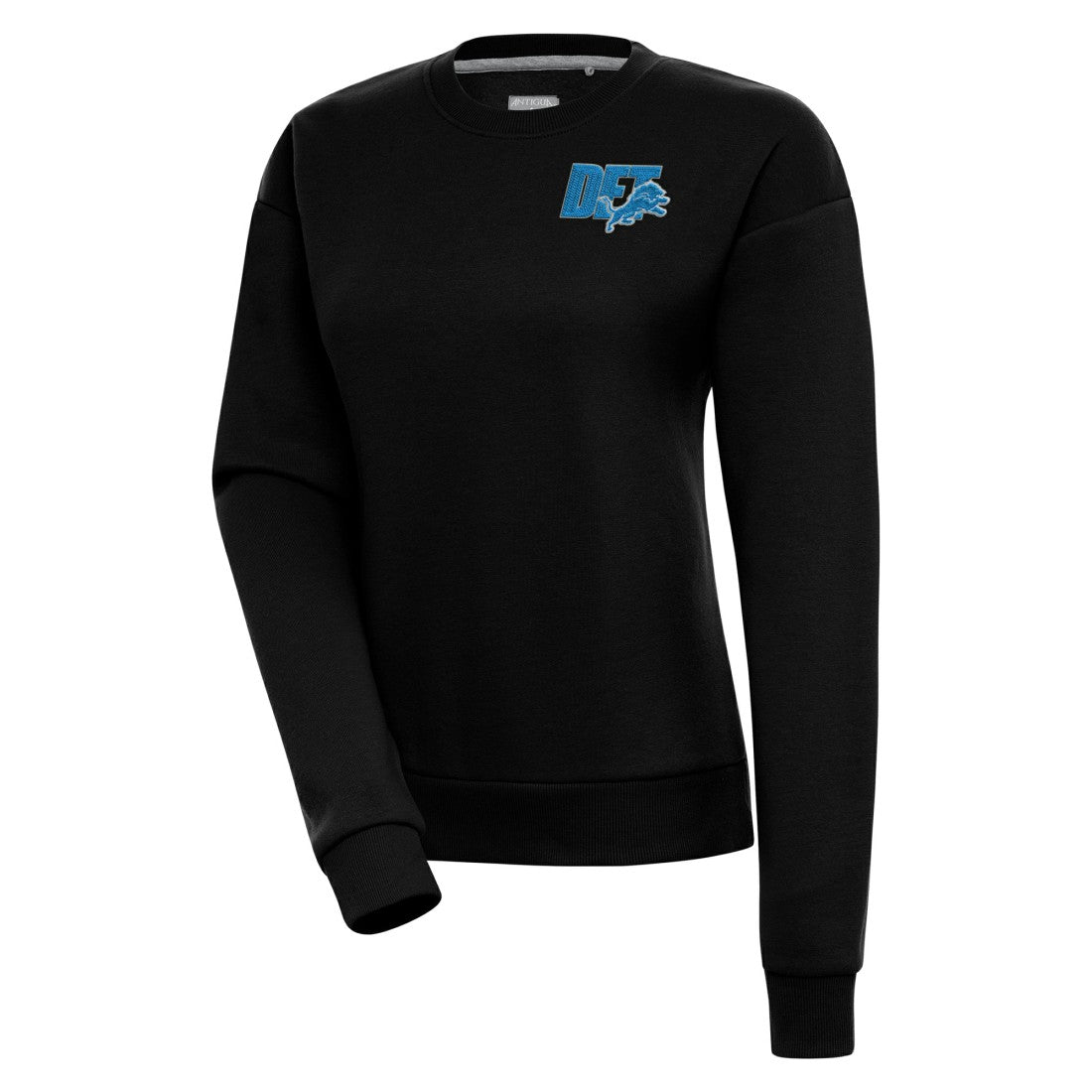 Detroit Lions Antigua Women's Victory Pullover Sweatshirt Black | NFL