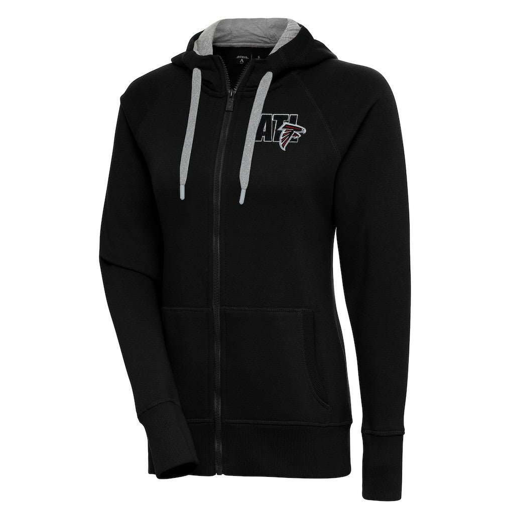 Atlanta Falcons Antigua Women's Victory Full-Zip Hoodie Black | NFL