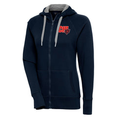 Chicago Bears Antigua Women's Victory Full-Zip Hoodie Navy | NFL