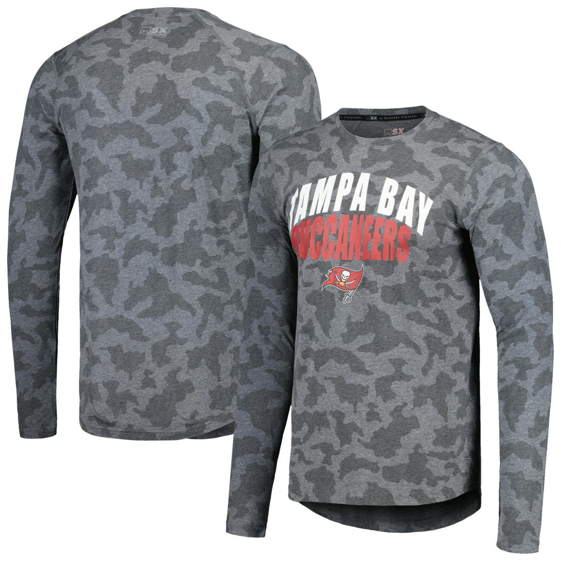 Tampa Bay Buccaneers Starter Long Sleeve T-Shirt Heather Charcoal | NFL