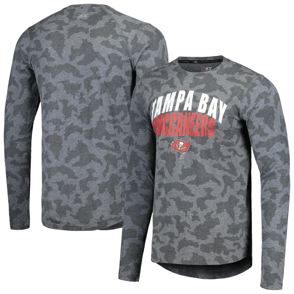 Tampa Bay Buccaneers Starter Long Sleeve T-Shirt Heather Charcoal | NFL