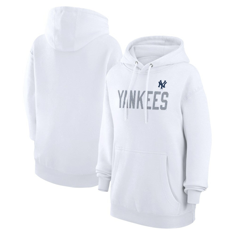 New York Yankees G-III 4Her by Carl Banks Women's Dot Print Pullover Hoodie - MLB