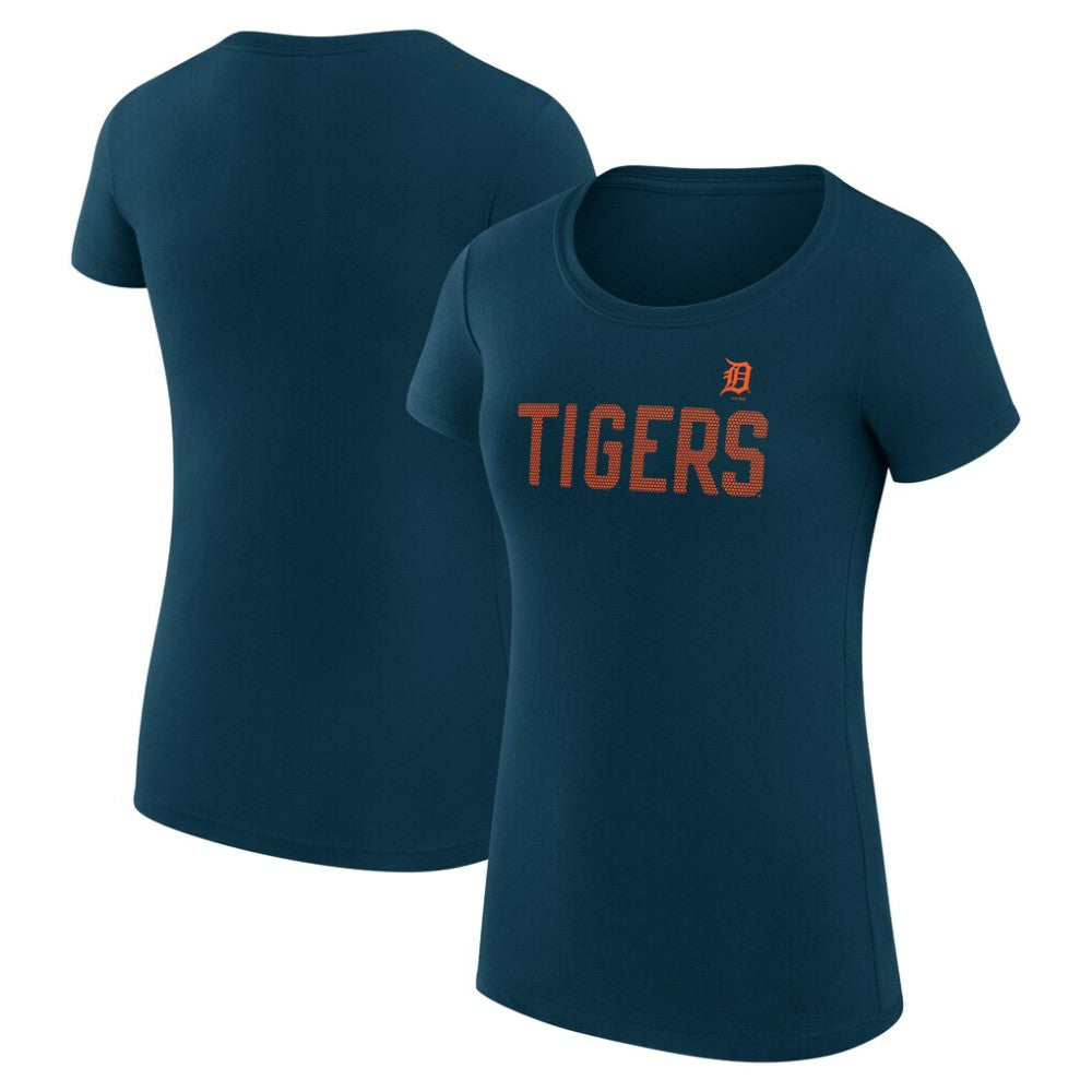 Detroit Tigers G-III 4Her by Carl Banks Women's Super-Slim Fit Lightweight Dot Print T-Shirt - MLB