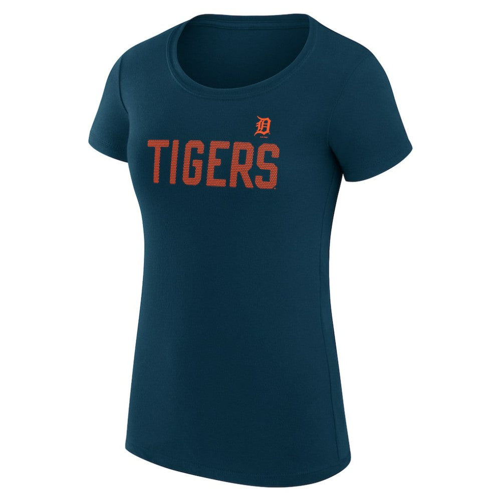 Detroit Tigers G-III 4Her by Carl Banks Women's Super-Slim Fit Lightweight Dot Print T-Shirt - MLB