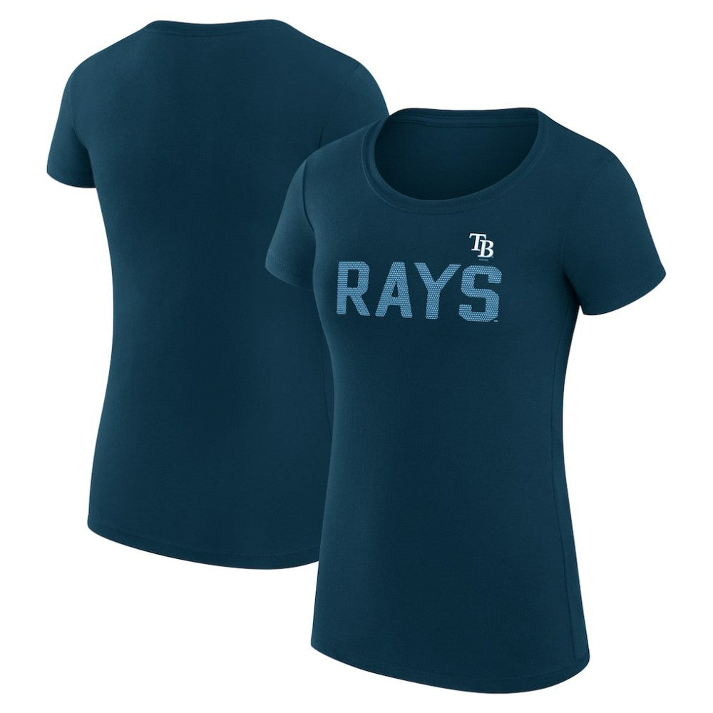 Tampa Bay Rays G-III 4Her by Carl Banks Women's Super-Slim Fit Lightweight Dot Print T-Shirt - MLB
