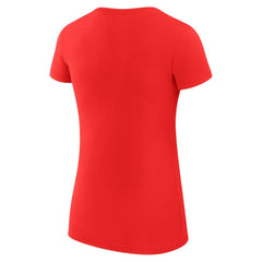 Texas Rangers G-III 4Her by Carl Banks Women's Super-Slim Fit Lightweight Dot Print T-Shirt - MLB