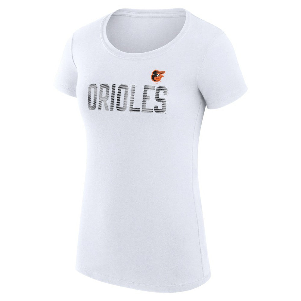 Baltimore Orioles G-III 4Her by Carl Banks Women's Super-Slim Fit Lightweight Dot Print T-Shirt - MLB