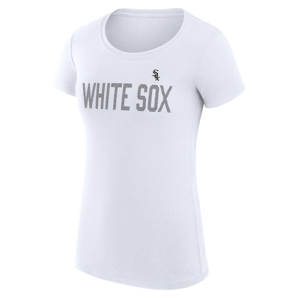 Chicago White Sox G-III 4Her by Carl Banks Women's Super-Slim Fit Lightweight Dot Print T-Shirt - MLB