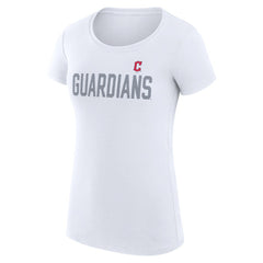 Cleveland Guardians G-III 4Her by Carl Banks Women's Super-Slim Fit Lightweight Dot Print T-Shirt - MLB