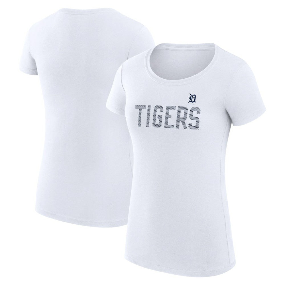 Detroit Tigers G-III 4Her by Carl Banks Women's Super-Slim Fit Lightweight Dot Print T-Shirt - MLB