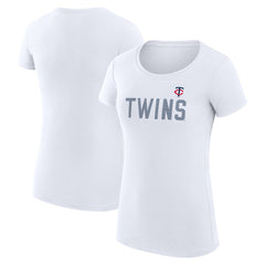 Minnesota Twins G-III 4Her by Carl Banks Women's Super-Slim Fit Lightweight Dot Print T-Shirt - MLB