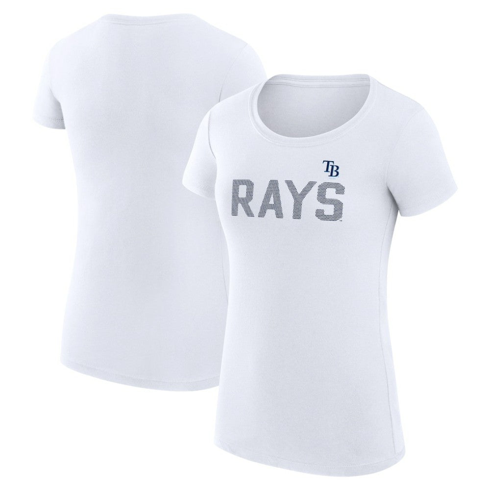 Tampa Bay Rays G-III 4Her by Carl Banks Women's Super-Slim Fit Lightweight Dot Print T-Shirt - MLB