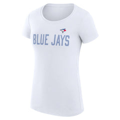 Toronto Blue Jays G-III 4Her by Carl Banks Women's Super-Slim Fit Lightweight Dot Print T-Shirt - MLB