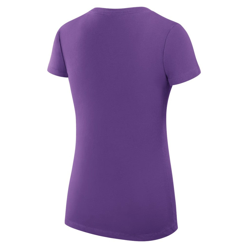Colorado Rockies G-III 4Her by Carl Banks Women's Super-Slim Fit Lightweight Dot Print V-Neck T-Shirt - MLB