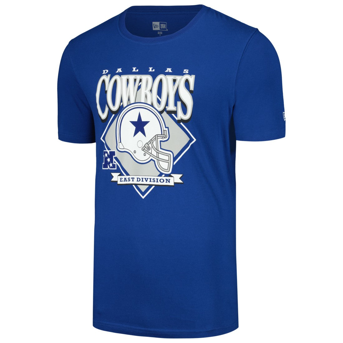 Dallas Cowboys New Era Helmet Historic Marks T-Shirt Royal | NFL