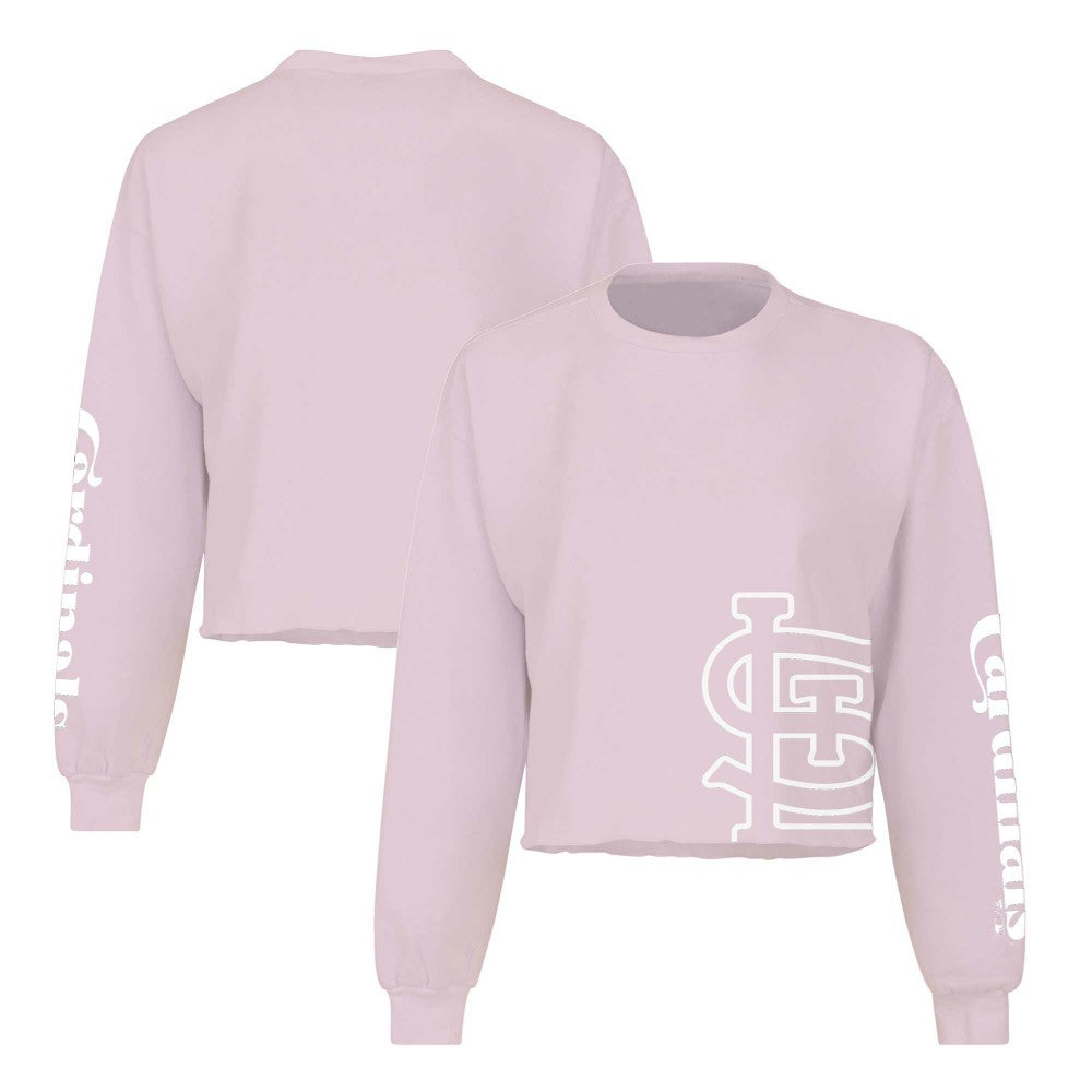 St. Louis Cardinals Fanatics Women's Cropped Slouchy Long Sleeve T-Shirt - MLB