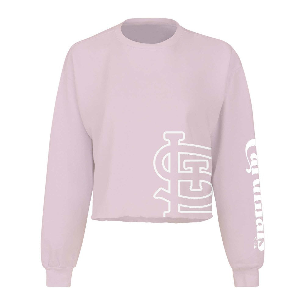 St. Louis Cardinals Fanatics Women's Cropped Slouchy Long Sleeve T-Shirt - MLB