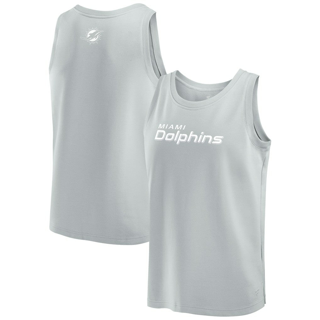 Miami Dolphins Elements Tank Top Gray | Fanatics