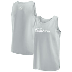 Miami Dolphins Elements Tank Top Gray | Fanatics