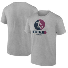 US Soccer Radiating Victory T-Shirt Heather Gray - FIFA World CUP