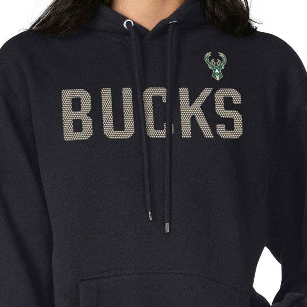 Milwaukee Bucks G-III 4Her by Carl Banks Women's Dot Print Pullover Hoodie Black - NBA