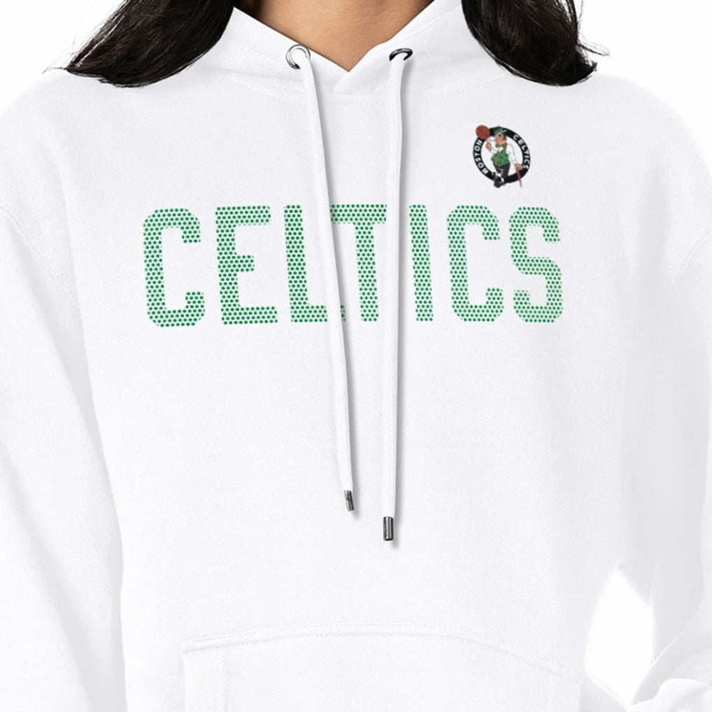 Boston Celtics G-III 4Her by Carl Banks Women's Dot Print Pullover Hoodie White - NBA