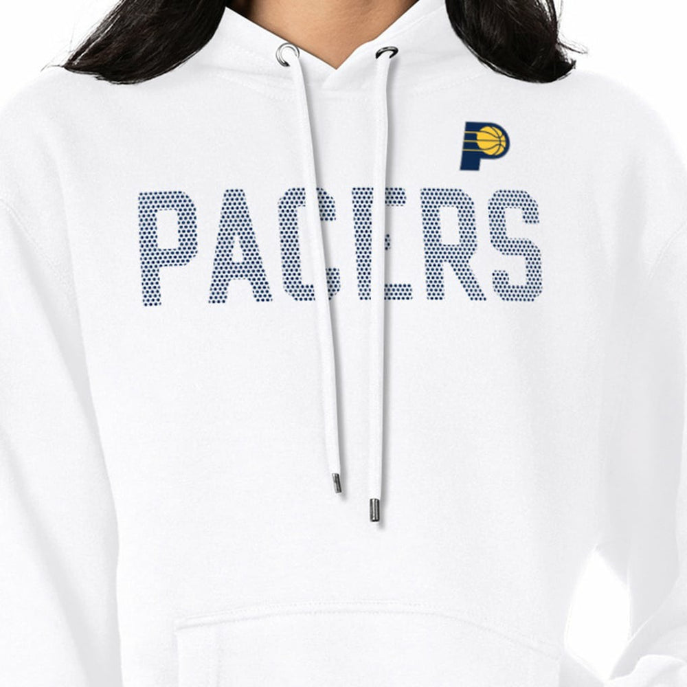 Indiana Pacers G-III 4Her by Carl Banks Women's Dot Print Pullover Hoodie White - NBA