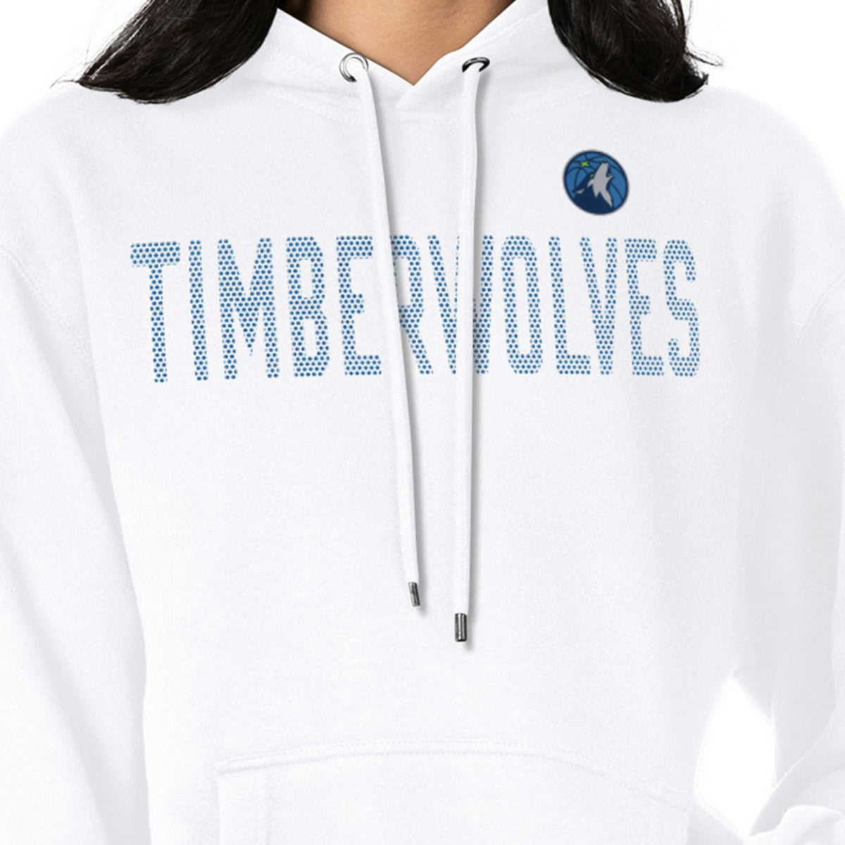 Minnesota Timberwolves G-III 4Her by Carl Banks Women's Dot Print Pullover Hoodie White - NBA