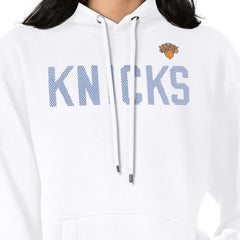 New York Knicks G-III 4Her by Carl Banks Women's Dot Print Pullover Hoodie White - NBA