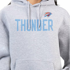 Oklahoma City Thunder G-III 4Her by Carl Banks Women's Dot Print Pullover Hoodie Heather Gray - NBA