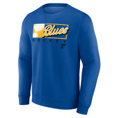 St. Louis Blues Fanatics Focus Fleece Pullover Sweatshirt - Blue - NHL