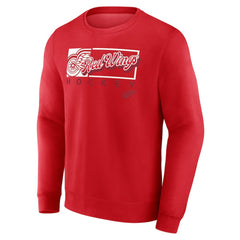 Detroit Red Wings Fanatics Focus Fleece Pullover Sweatshirt - Red - NHL