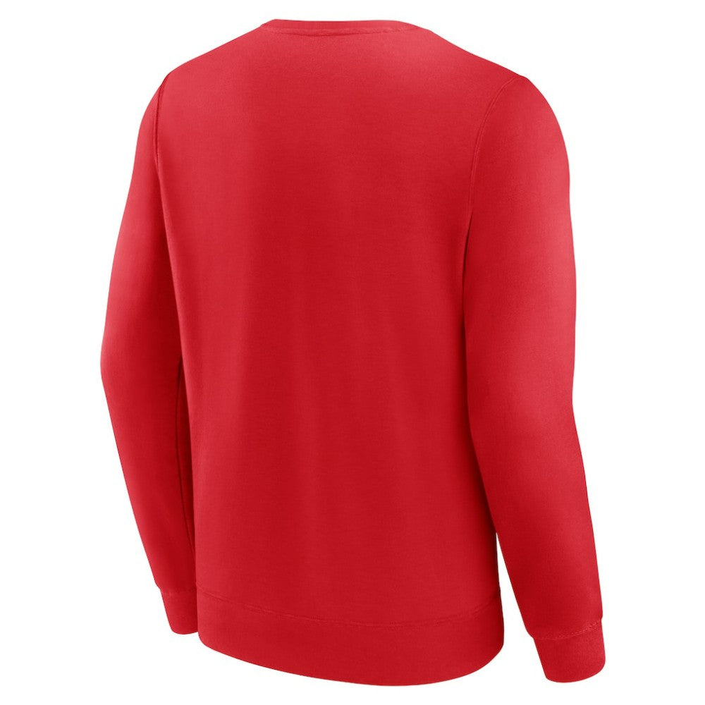 New Jersey Devils Fanatics Focus Fleece Pullover Sweatshirt - Red - NHL