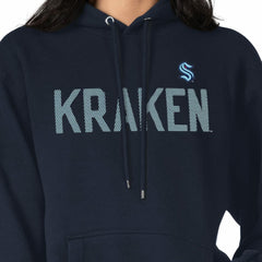 Seattle Kraken G-III 4Her by Carl Banks Women's Dot Print Pullover Hoodie - Navy - NHL